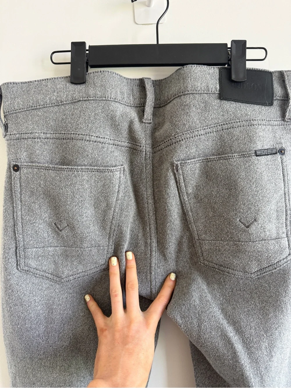 Men's Hudson Gray Jeans - Classic Straight Fit
